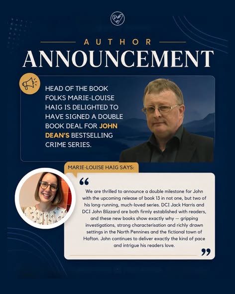 Author signs two-book&nbsp;deal